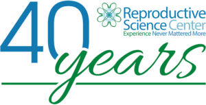 Logo: 40 Years - Reproductive Science Center of the San Francisco Bay Area