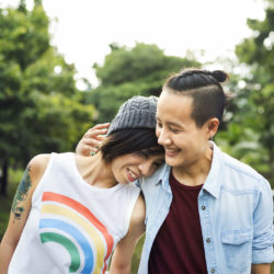 Transgender Men and Transgender Women Fertility Preservation | RSC Bay Area Fertility & IVF | Transgender couple walking in the park