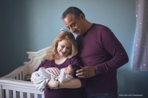 Jenafer and Robert Ramirez with their baby born with the help of a donor egg | RSC of the San Francisco Bay Area | CA