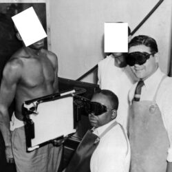 Black man being x-rayed in the Tuskegee syphilis study | RSC of The San Francisco Bay Area