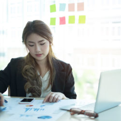 A young woman researches health insurance | RSC Bay Area | CA