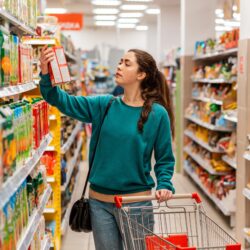 Young Young woman shopping for an anti-inflammatory diet to promote fertility | RSC of the SF Bay Area